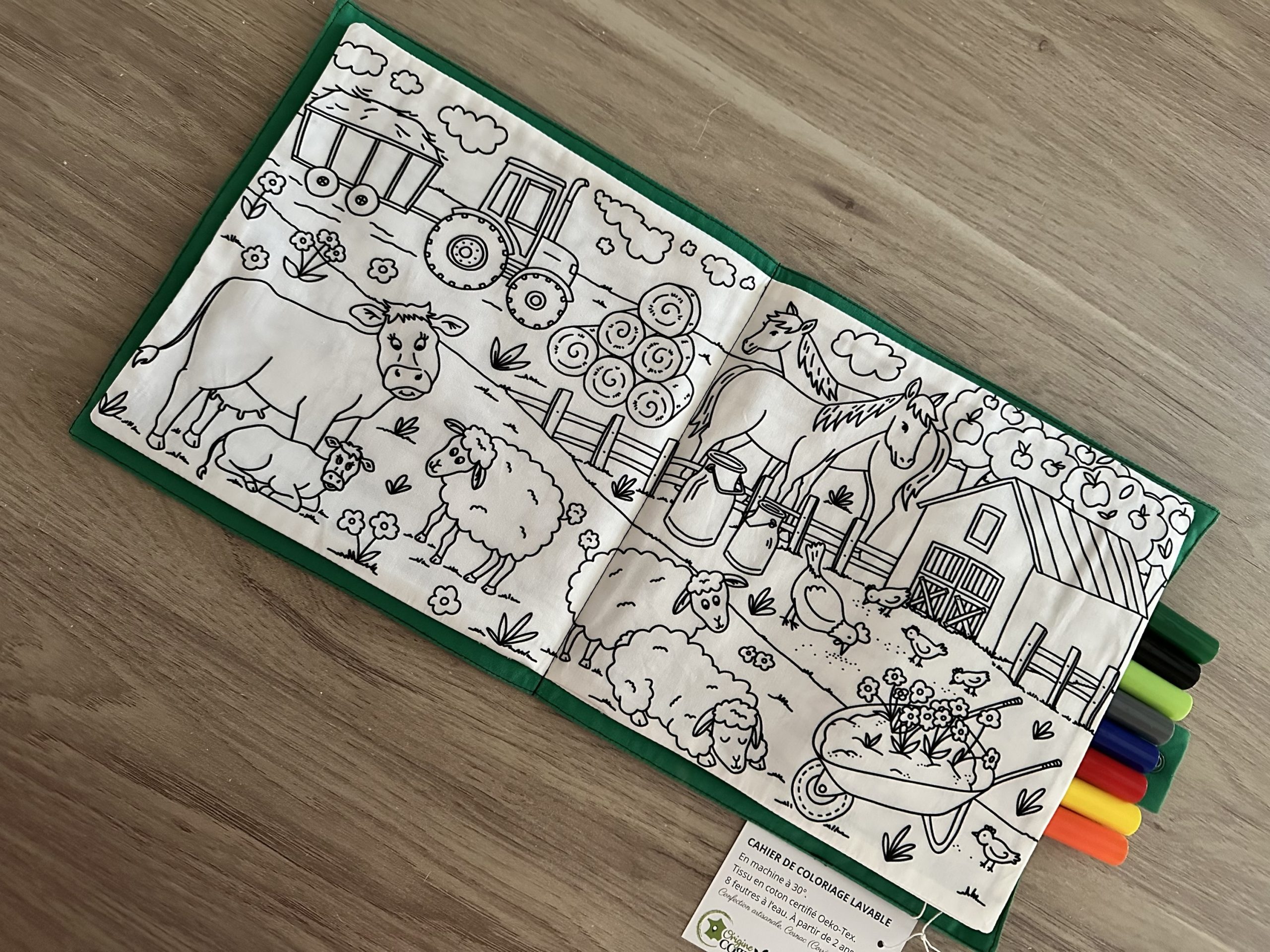 Cahier à colorier lavable Corrézien