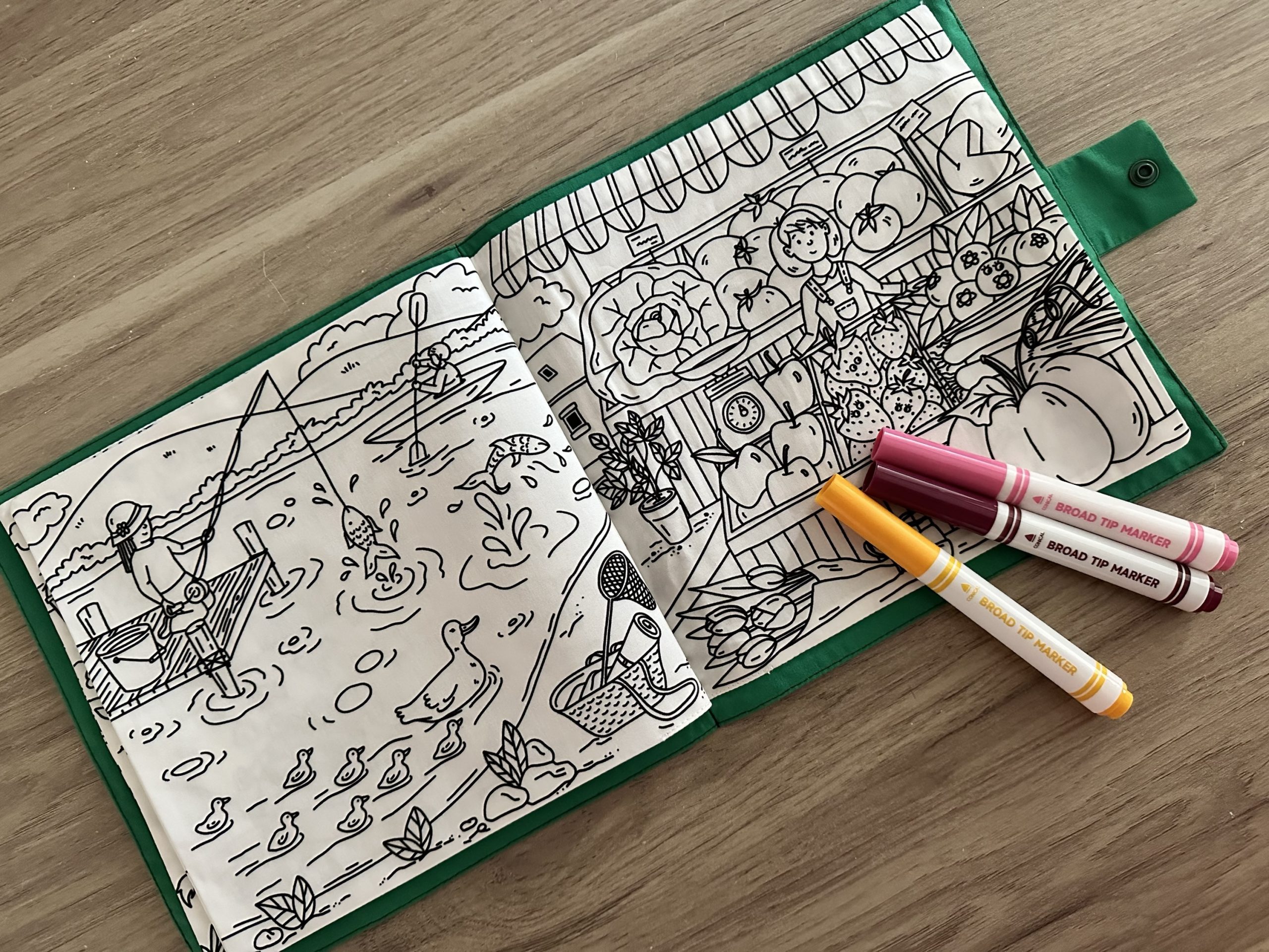 Cahier à colorier lavable Corrézien – Image 4