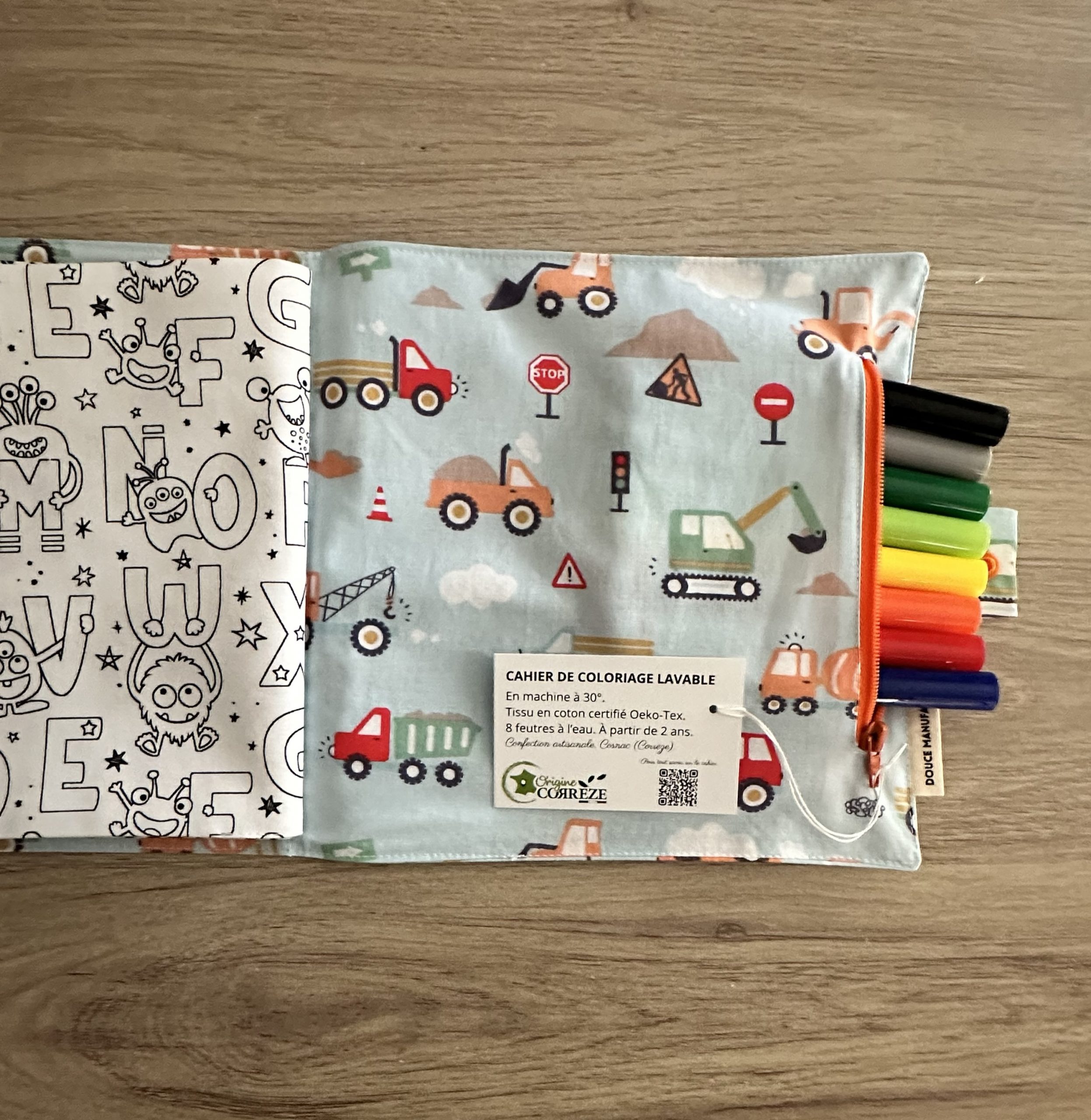 Cahier à colorier Lavable Véhicules – Image 4