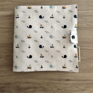 Cahier de coloriage lavable Poisson Blanc